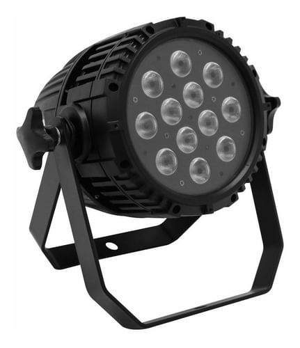 REFLETOR LED PAR 64 12 LEDS 8W RGB IP65 DORIS RGB 12BI GLOW