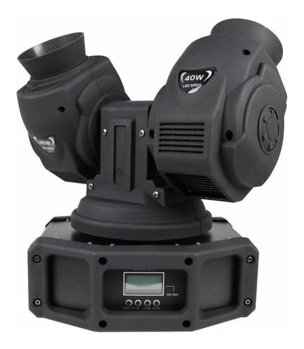 MOVING HEAD BEAM DUPLO 40W COM DISCO DE COR BIVOLT L22 EXCELL