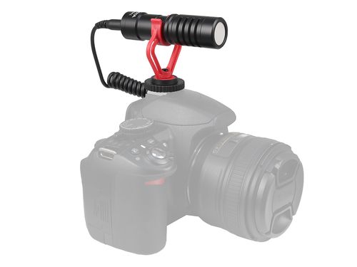 MICROFONE COM FIO CONDENSADOR MINI SHOTGUN PARA CAMERA CELULAR BY-MM1 BOYA
