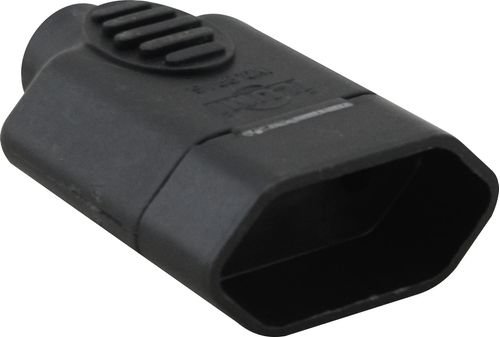 PINO CONECTOR FEMEA PARA EXTENSAO 10A 2P PRETO 1430 ILUMI