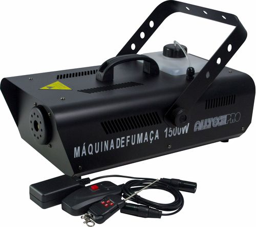 MAQUINA DE FUMAÇA 1500W COM CONTROLE SEM FIO 220V TERMOSTATICA ALLTECH