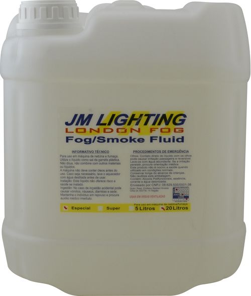 LIQUIDO FUMAÇA ESPECIAL 20 LITROS MORANGO JMLIGHT