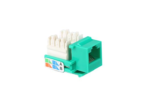 CONECTOR RJ45 KEYSTONE CAT5E VERDE ETHERLINK