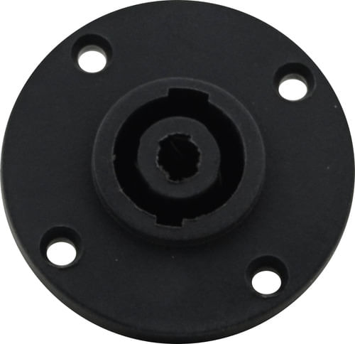 KIT 10 CONECTOR SPEAKON FEMEA 4V REDONDO PAINEL TOZZ