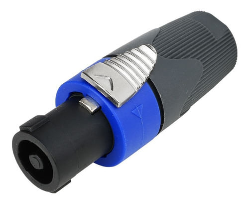 KIT 4 CONECTOR SPEAKON MACHO LINHA 4 VIAS CLASSE A TIPO NEUTRIK PRATT
