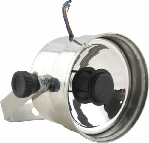 KIT 12 REFLETOR TX LED 3W BRANCO QUENTE REFLETOR POLIDO BIVOLT