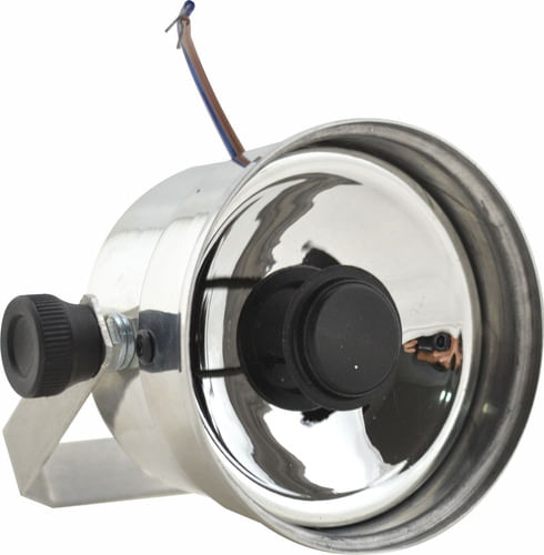KIT 6 REFLETOR TX LED 3W BRANCO QUENTE REFLETOR POLIDO BIVOLT VOLTSHOW