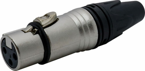 KIT 5 CONECTOR XLR CANON FEMEA TIPO NEUTRIK Q-283 CSR