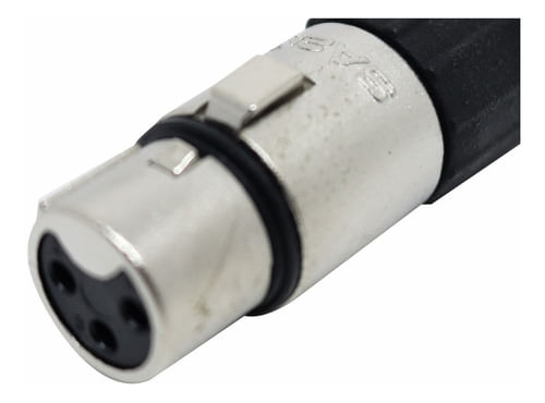KIT 10 CONECTOR XLR CANON FEMEA NIQUELADO SA2X