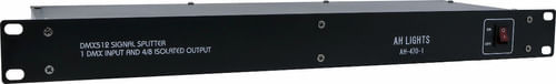 SPLITTER DMX 1 ENTRADA 8 SAIDAS BIVOLT AH 470 AHLIGHTS