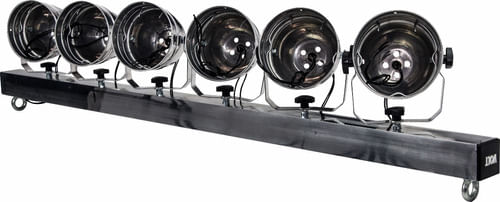 VARA ELETRICA PARALELA 1.25 M 6C ESCOVADA COM TRANSFORMADOR 100W X 220V E BAILARINA VOLTSHOW