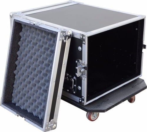 CASE PARA RACK DE POTENCIA 10U COM RODAS PROFISSIONAL CAPCASE