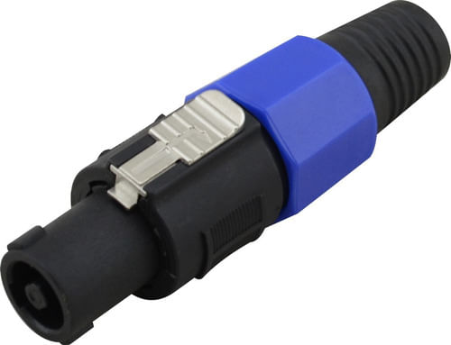 CONECTOR SPEAKON MACHO LINHA 4 VIAS 18131 TBLACK