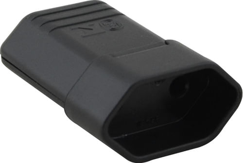 PINO CONECTOR FEMEA PARA EXTENSAO 10A 2P PRETO 11978 MARGIRIUS
