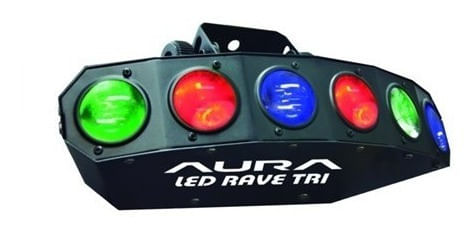 LED TEK RAVE TRI DMX BIVOLT AURA TEK