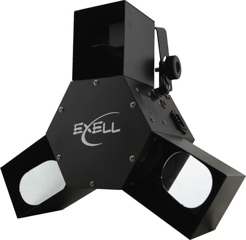 SCAN LED 3 BOCAS TRI SCAN DMX BIVOLT EL-194 EXELL