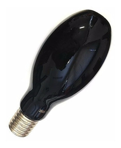 LAMPADA LUZ NEGRA 125W BERINGELA VAPOR MERCURIO SEM REATOR FOXLUX