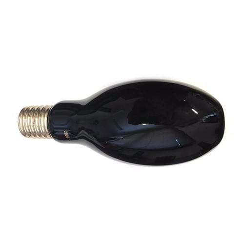 LAMPADA LUZ NEGRA 400W BERINGELA VAPOR MERCURIO SOQUETE E40 SEM REATOR FOXLUX