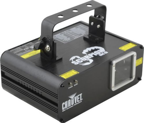 LASER AZUL E VERDE E AMARELO GBY 380MW 3D SCORPION GVC EU DMX BIVOLT CHAUVET