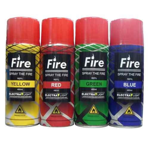 REFIL MAQUINA DE FOGO FIRE MACHINE VERMELHO ELECTRALIGHT