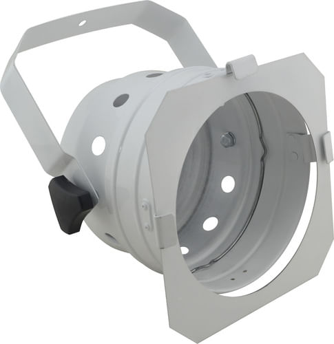 REFLETOR PAR 56 CURTO BRANCO COM PORTA GELATINA VOLTSHOW