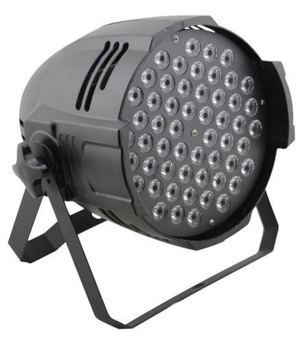 REFLETOR LED PAR 64 54 LEDS RGBW 3W OPT BIVOLT KLIGHT