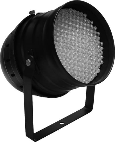 REFLETOR PAR 64 177 LEDS 10MM RGB OPT COM DISPLAY BIVOLT SKYPIX