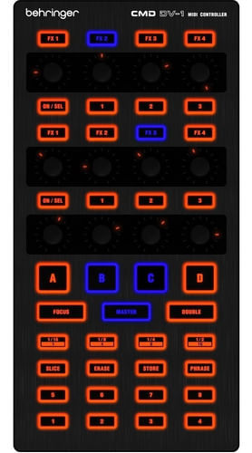 CONTROLADOR MIDI CMD DV1 BEHRINGER