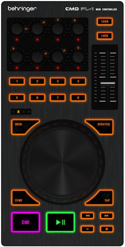 CONTROLADOR MIDI CMD PL1 BEHRINGER