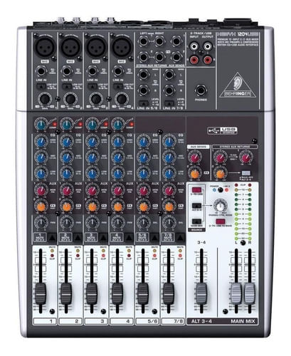 MESA DE SOM 12 CANAIS XENYX X1204USB FX  BEHRINGER