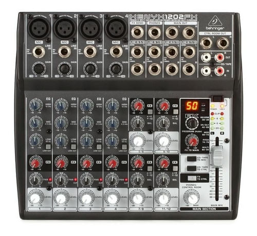 MESA DE SOM 12 CANAIS XENYX 1202 FX 127V BEHRINGER