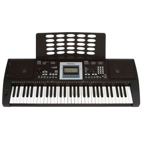TECLADO MUSICAL 61 TECLAS BIVOLT M15 MEDELI