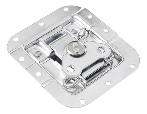FECHO BORBOLETA MEDIO CROMADO COM PORTA CADEADO STC24 STAR