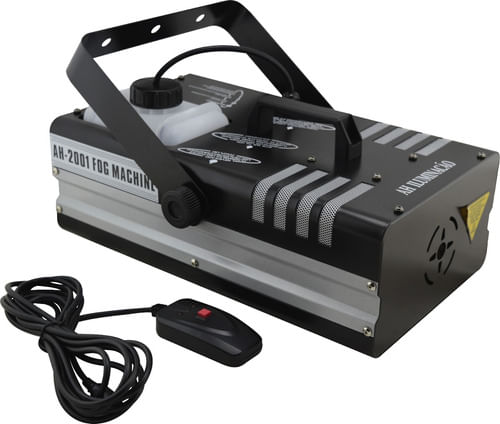 MAQUINA DE FUMAÇA 1500W 220V DMX COM CONTROLE AH2001 AHLIGHTS