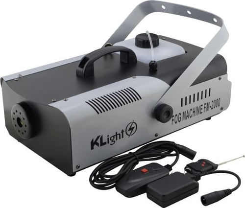 MAQUINA DE FUMAÇA 2000W 127V COM CONTROLE SEM FIO MONSTERLIGHT