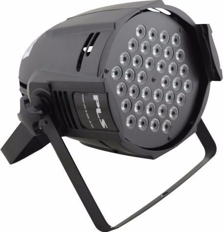 REFLETOR LED PAR 64 36 LEDS RGB OPT BIVOLT ALTO BRILHO PLS