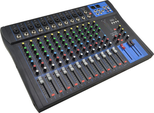 MESA DE SOM 12 CANAIS USB LMG1301U LYCO