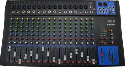 MESA DE SOM 17 CANAIS USB LMG1701U LYCO