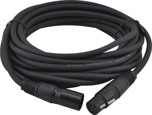 CABO DE MICROFONE XLR X XLR 6 METROS KLIGHT