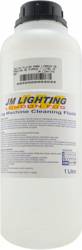 LIQUIDO FLUIDO PARA LIMPEZA DE MAQUINA DE FUMAÇA 1 LITRO JM LIGHT