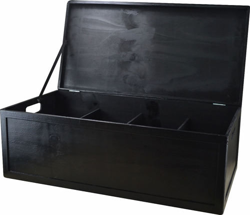 CASE RUSTICO PARA 8 REFLETOR PAR LED OPTPAR COM DIVISORIA ASL