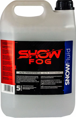 LIQUIDO PARA MAQUINA DE NEVE 5 LITROS SNOW FLUID SHOW FOG