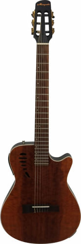 VIOLAO 6 CORDAS NYLON CASTANHO ELETRICO ATIVO VN11 MARQUES