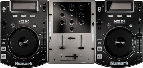COMBO CDJ E MIXER CD DJ IN A BOX NDX 200 NUMARK