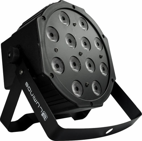 REFLETOR LED PAR 64 12 LEDS 10W RGBW SLIM QUADRI 12X10 RGBW LUMINOS