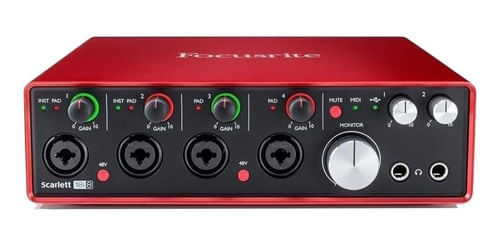 INTERFACE DE AUDIO USB 4 CANAIS SCARLETT 18I8 FOCUSRITE