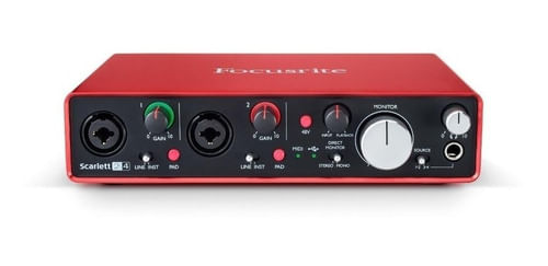 INTERFACE DE AUDIO USB 2 CANAIS SCARLETT 2I4 FOCUSRITE