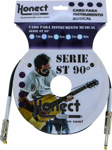 CABO DE INSTRUMENTO P10 MONO X P10 MONO CACHIMBO 3,00M ST90 KONECT