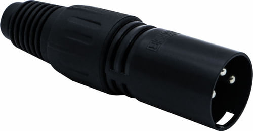 CONECTOR XLR CANON MACHO PRETO SK014 CSR