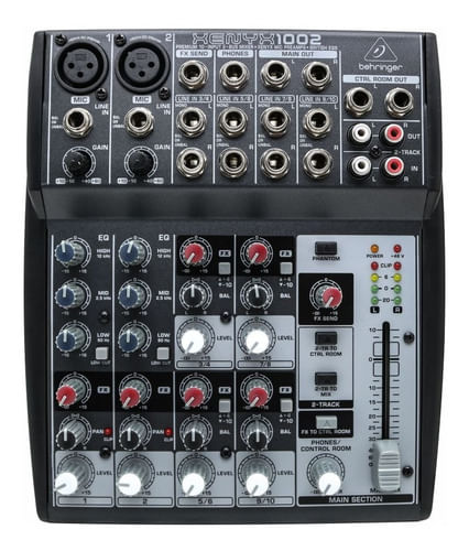 MESA DE SOM 10 CANAIS XENYX 1002 127V BEHRINGER